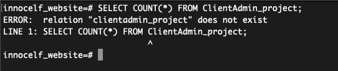 Postgres pascal case error